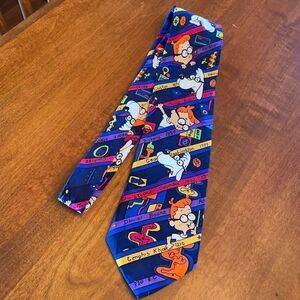 Bolero Rocky And Bullwinkle 1993 Silk Tie